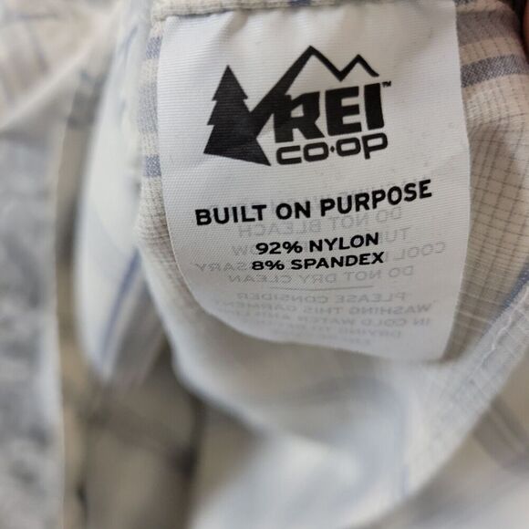 REI Co-Op Shirt Men Large L White Lightweight Performance Hiking Button Up Mens - Picture 10 of 12